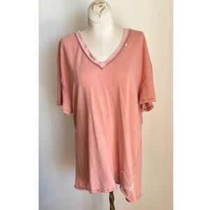 Free people We The Free Distressed T Shirt